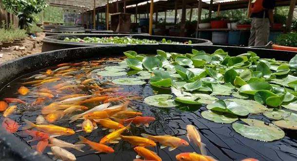 Prototype d'aquaponie intelligente d'Agritechnologic Africa